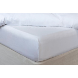 "Bamboo Extra Deep 38cm Fitted Sheet - Platinum - 6'6""" - thumbnail 3
