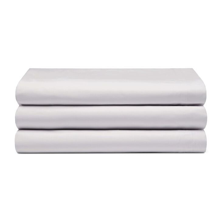 100% Cotton 200 Count Flat Sheet (Percale) - Ivory - Super King - image 1