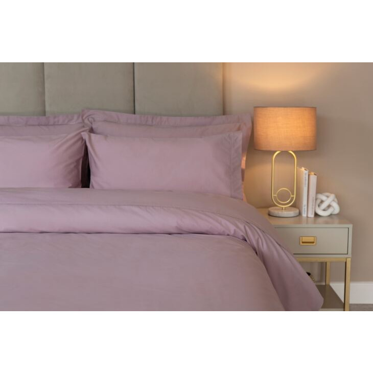 "Egyptian Cotton 200 Count 30cm Fitted Sheet - Mulberry - 6'6""" - image 1