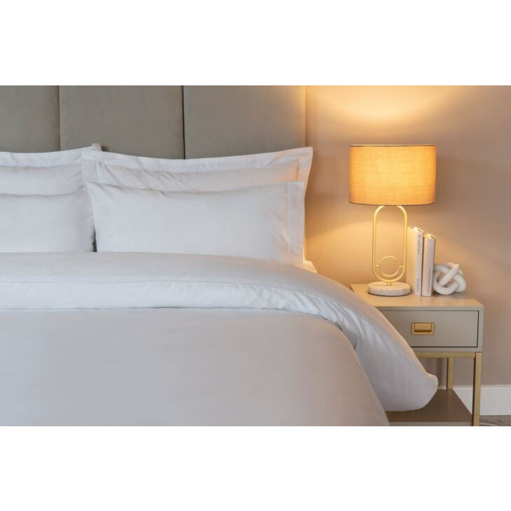 Egyptian Cotton 200 Count Oxford Pillowcase - White - Oxford 51cm x 76cm