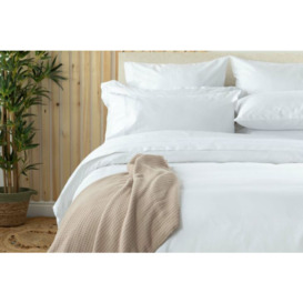 Egyptian Cotton 400 Count Oxford Duvet Cover - Mulberry - King Size - thumbnail 2