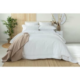 Egyptian Cotton 400 Count Oxford Duvet Cover - Mulberry - Single - thumbnail 3