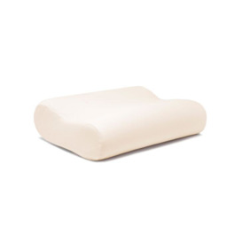 Jersey Cotton Contour Pillowcase Pair - Ivory - 51cm x 31 cm - thumbnail 1