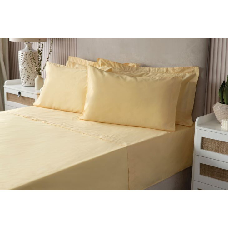 Easycare 200 Count Duvet Cover (Percale) - Honeydew - Single - image 1