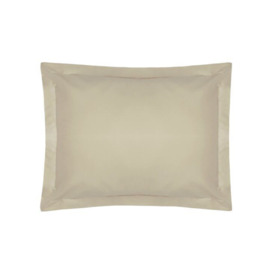 Easycare 200 Count Oxford Pillowcase (Percale) - Mushroom - Oxford 51cm x 76cm