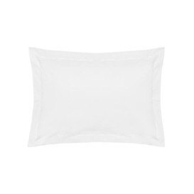 Easycare 200 Count Oxford Pillowcase (Percale) - White - Oxford 51cm x 76cm - thumbnail 1