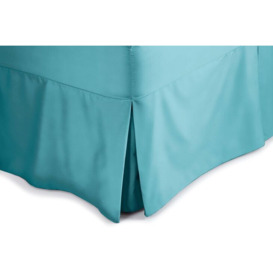 Easycare 200 Count Fitted Valance Sheet (Percale) - Teal - King Size