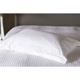 Hotel Suite 540 Count Satin Stripe Oxford Pillowcase - Charcoal - Oxford 51cm x 76cm - thumbnail 3