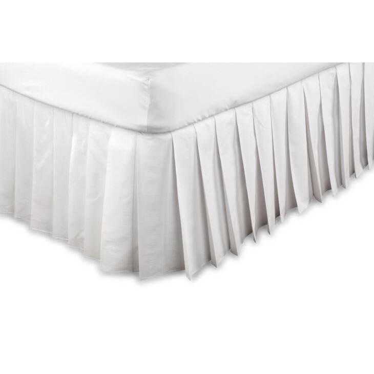 Easy Fit Knife Pleated Valance - White - Single - image 1