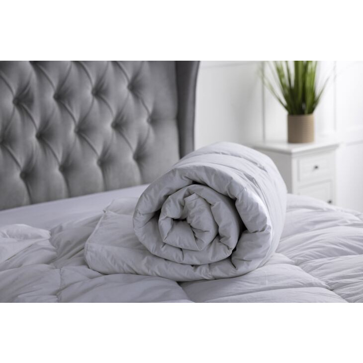 Luxury Duck Down & Feather 13.5 Tog Duvet - White - Double - image 1