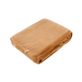 Heat Holders Fleece Blanket - Gold Dust - 180cm x 200cm - thumbnail 1