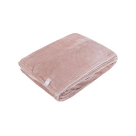 Heat Holders Fleece Blanket - Pink - 180cm x 200cm - thumbnail 1