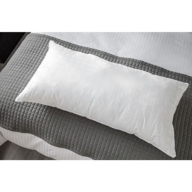 Hotel Suite Luxury Bolster Pillow - White - 48cm x 90cm - thumbnail 1