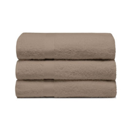 Madison Bathroom Towels - Pebble - Wash Cloth (33cm x 33cm)