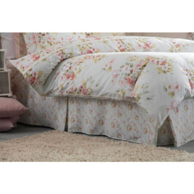 Cherry Blossom Fitted Valance Sheet - Multi - King Size