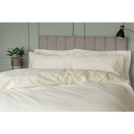 Premium Blend 500 Count Flat Sheet - Ivory - Double