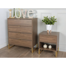 Diego 1 Drawer Bedside Table - thumbnail 2