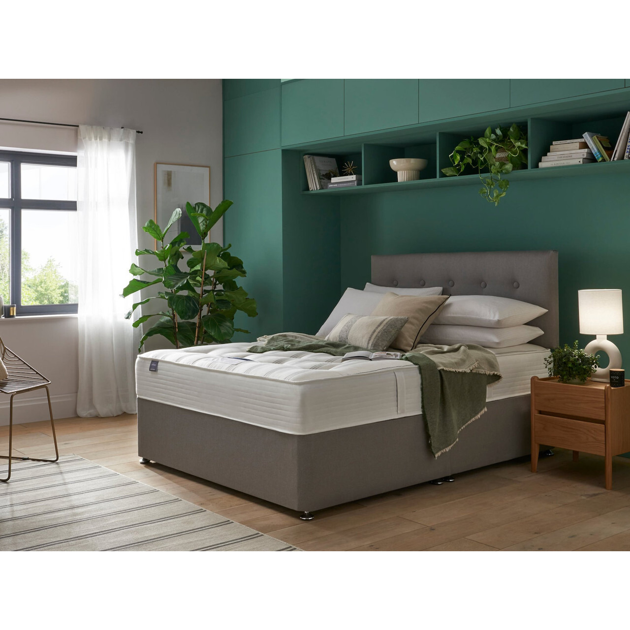 Silentnight Ortho Extra Firm Divan Bed Set On Glides