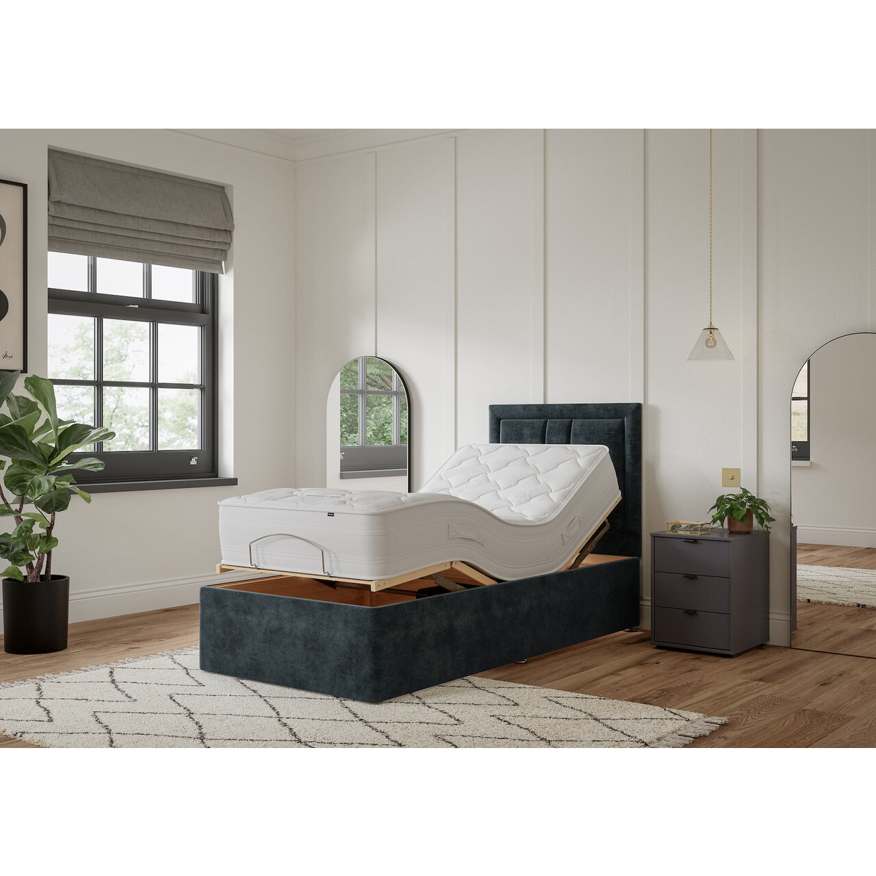 Postureflex 1000 Pocket Memory Divan Bed Set - image 1