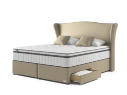 iGel NanoTech 4000i Plushtop Divan Bed Set on Glides - thumbnail 2