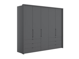 Emden 5 Door 6 Drawer Hinged Wardrobe - thumbnail 1
