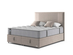 Sealy Newton Posturepedic Divan Bed Set On Castors - thumbnail 2