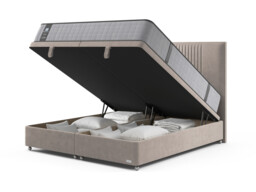 Sealy Newton Posturepedic Divan Bed Set On Castors - thumbnail 3