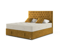 Hypnos Luxurious Earth 04 Divan Bed Set On Glides - thumbnail 2