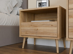 EasyKlix Harllson 1 Drawer Bedside Table