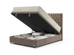 Hypnos Luxurious Earth 04 Divan Bed Set On Castors - thumbnail 3