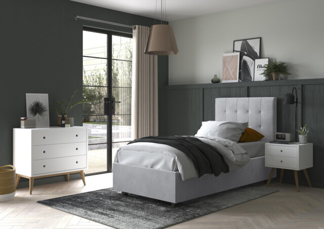 Alexis Ottoman Upholstered Bed Frame - image 1