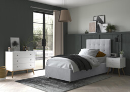 Alexis Ottoman Upholstered Bed Frame - thumbnail 1
