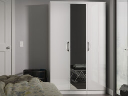 Merton 3 Door Hinged Wardrobe - thumbnail 1