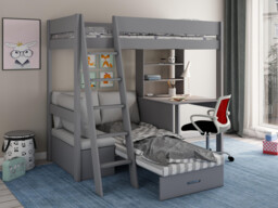 Rory Highsleeper Desk Bed Frame - thumbnail 3