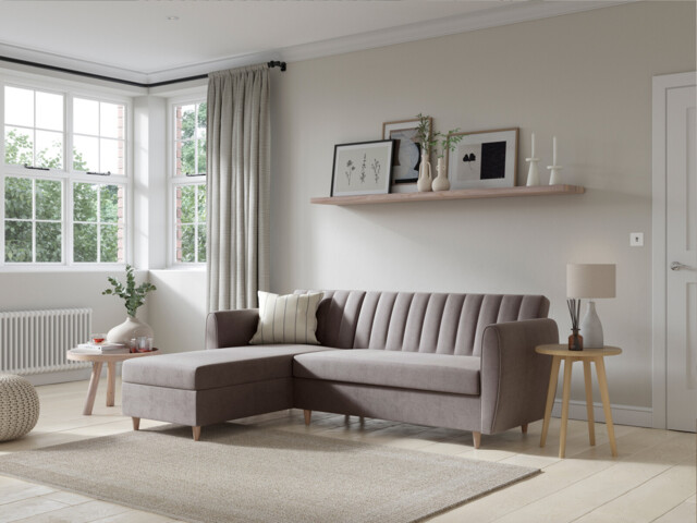 Giovanna Dual Storage Corner Sofa Bed - image 1