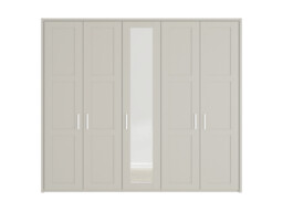 Alster 5 Door Hinged Wardrobe - thumbnail 2