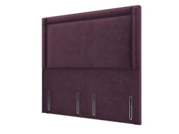 Staples & Co Buckingham Piped Hotel Height Headboard - thumbnail 3