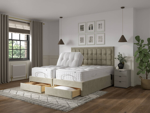 Postureflex 1000 Pocket Natural Divan Bed Set - image 1