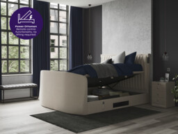 Aura Power Ottoman TV Bed Frame With Dolby Atmos Surround Sound - thumbnail 3