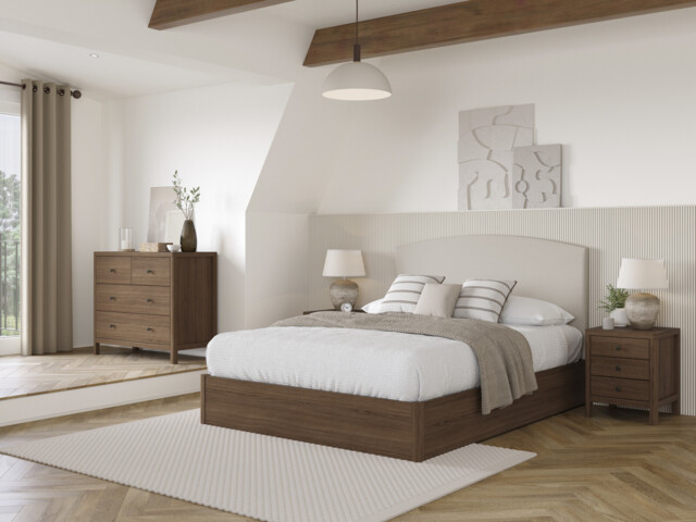 Corrigan Curved Ottoman Bed Frame - image 1