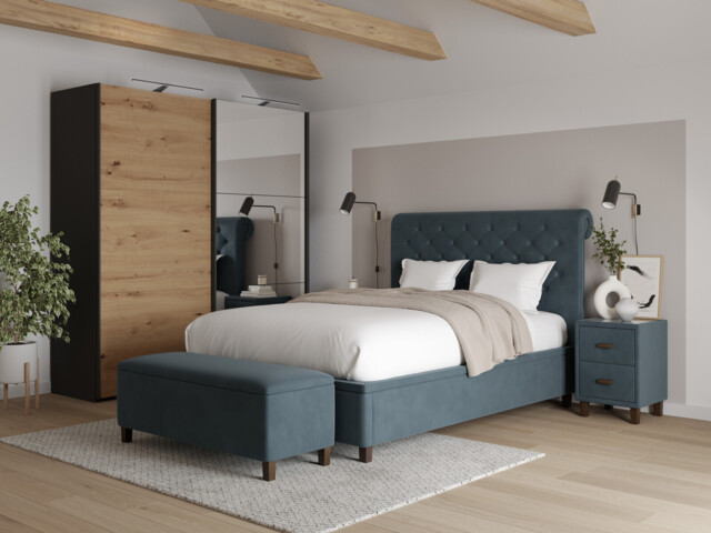 Snooze Nightfall Ottoman Bed Frame - image 1
