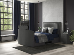 Aura Ottoman TV Bed Frame With Dolby Atmos Surround Sound - thumbnail 2