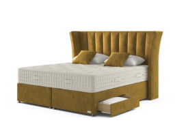 Hypnos Luxurious Earth 05 Divan Bed Set On Glides - thumbnail 2