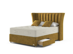 Hypnos Luxurious Earth 05 Divan Bed Set On Castors - thumbnail 2