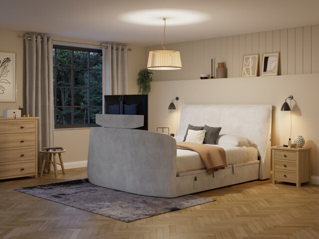 Sulivan TV Ottoman Bed Frame With Dolby Atmos Immersive Sound - image 1