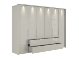 Sicily 6 Door Bi-Fold Wardrobe - thumbnail 2