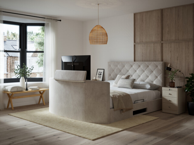 Rhea Ottoman TV Bed Frame - image 1