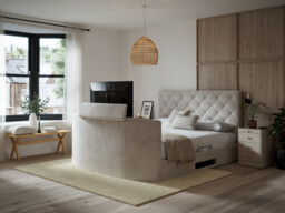 Rhea Ottoman TV Bed Frame - thumbnail 1