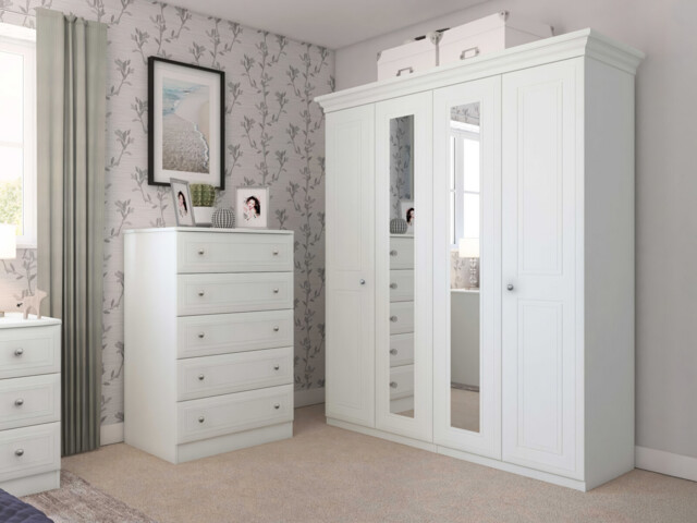 Carson 4 Door Hinged Wardrobe - image 1