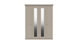 Carson 4 Door Hinged Wardrobe - thumbnail 2
